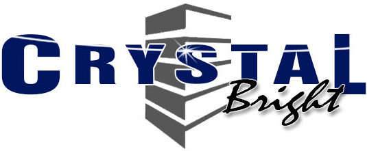 Crystal Bright Cleaning Logo: Expert Commercial Property Maintenance & Restoration — Metal, Stone, Wood, and Glass Care.